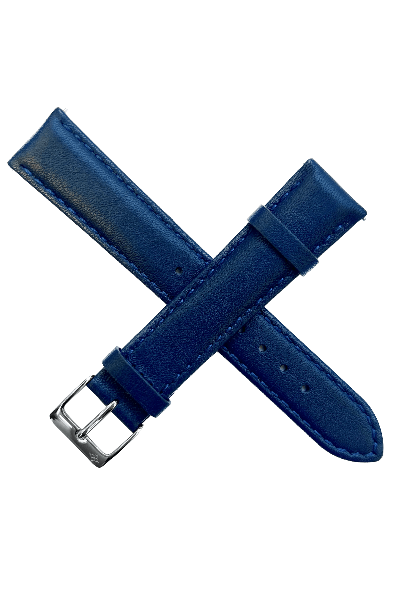 Navy Blue Italian Leather Strap